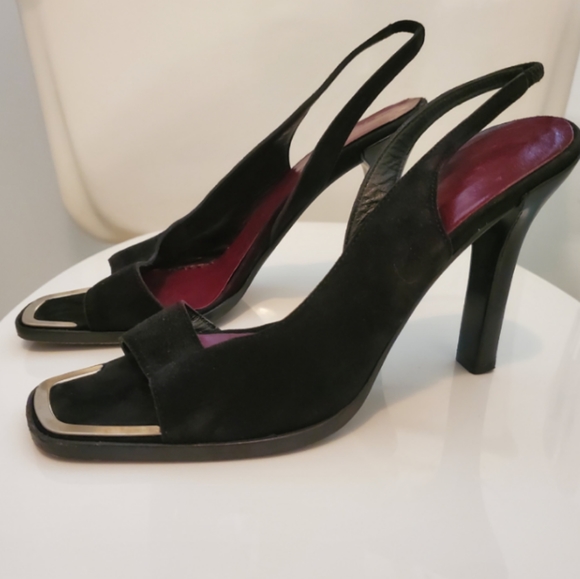 Jil Sander Black and Silver Sandals - Picture 7 of 8
